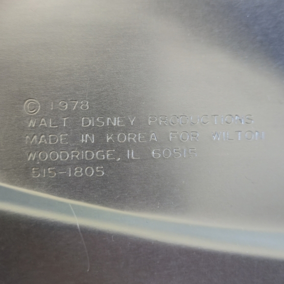1978 Wilton Walt Disney Vintage Full Body Mickey Mouse Cake Pan Mold #515-1805 - Picture 2 of 4